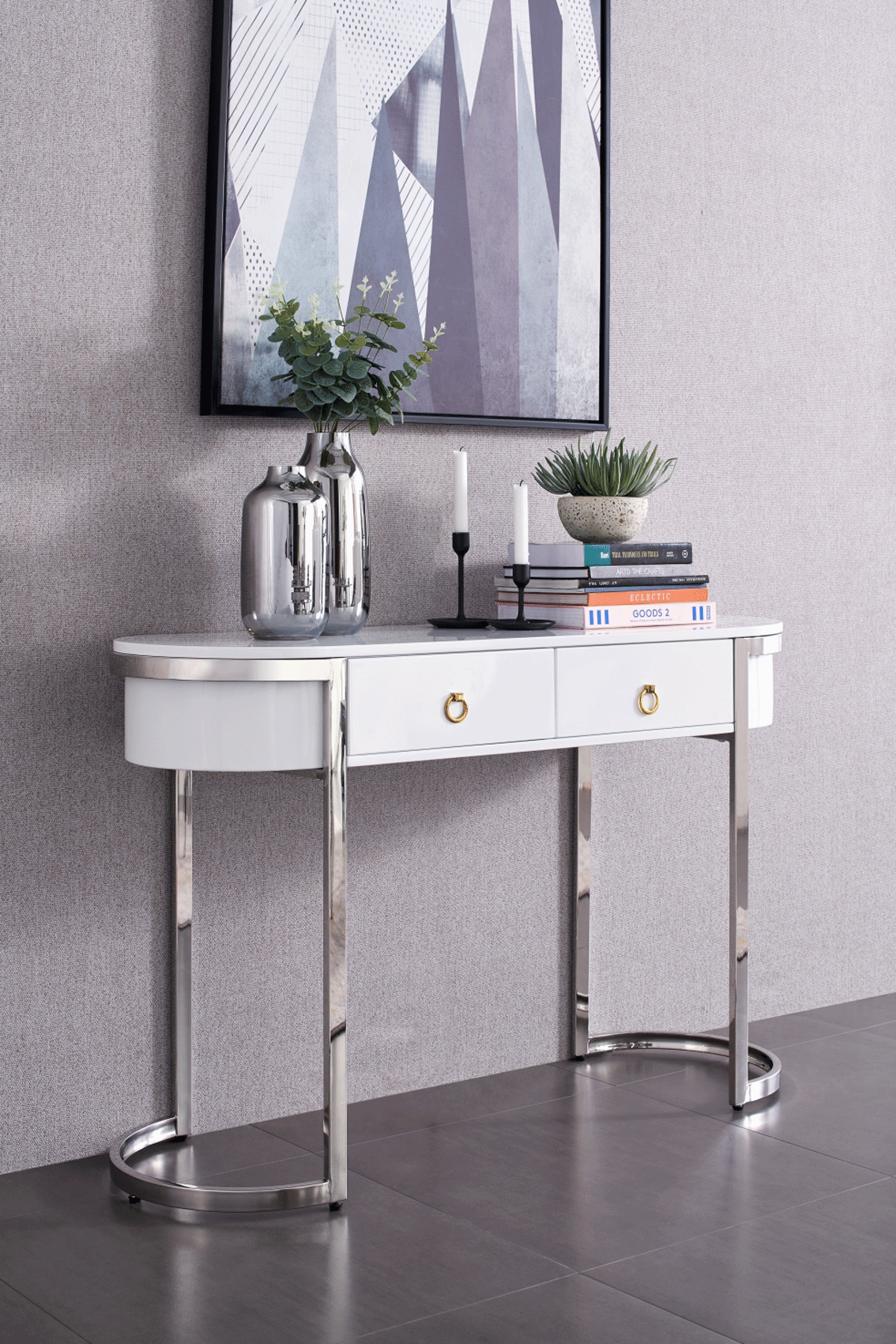 ALLEY SILVER DINING ROOM SET