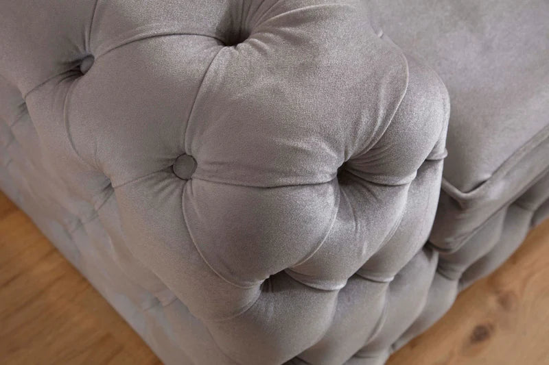 Stella Gray Velvet Sofa & Loveseat