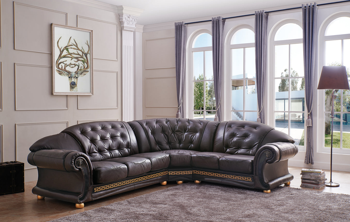 Apolo Sectional Brown