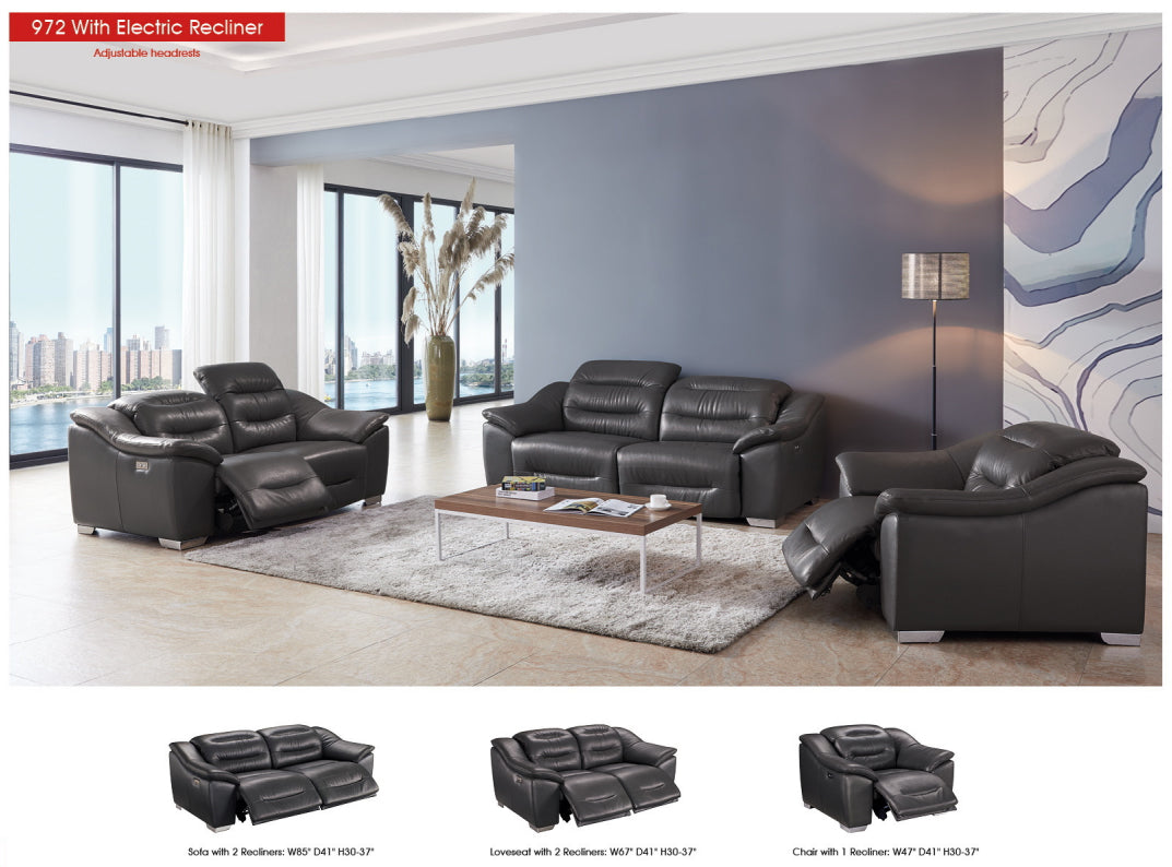 972 with 2 Electric Recliners
