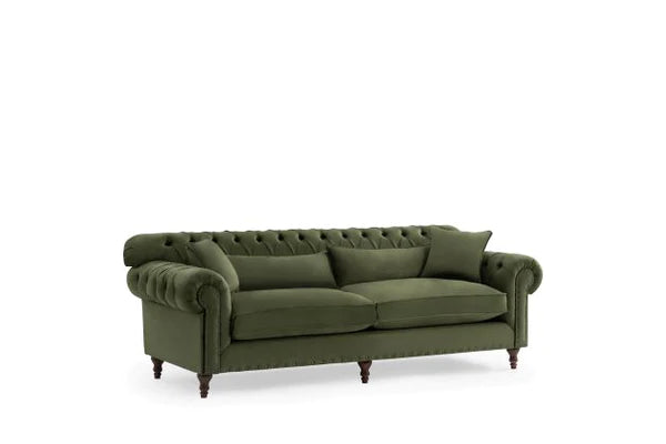 Eva Green Velvet Sofa & Loveseat
