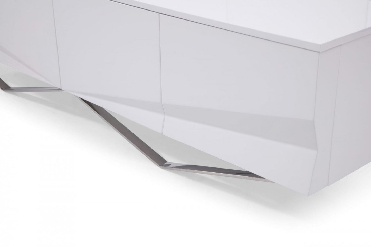 Modrest Duke - Modern Stainless Steel TV Stand