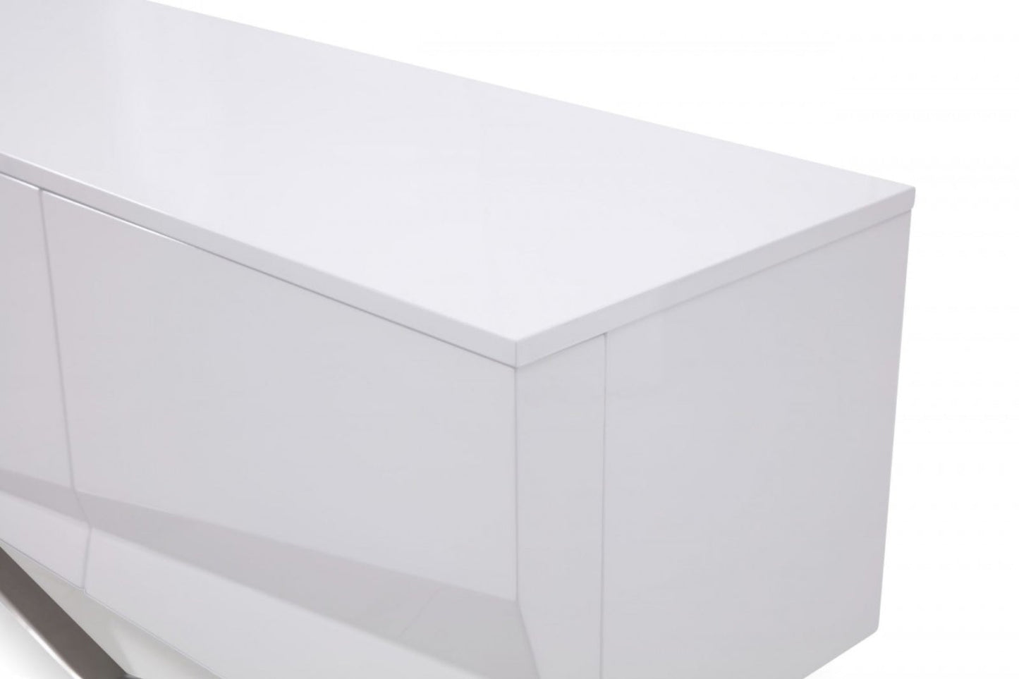 Modrest Duke - Modern Stainless Steel TV Stand
