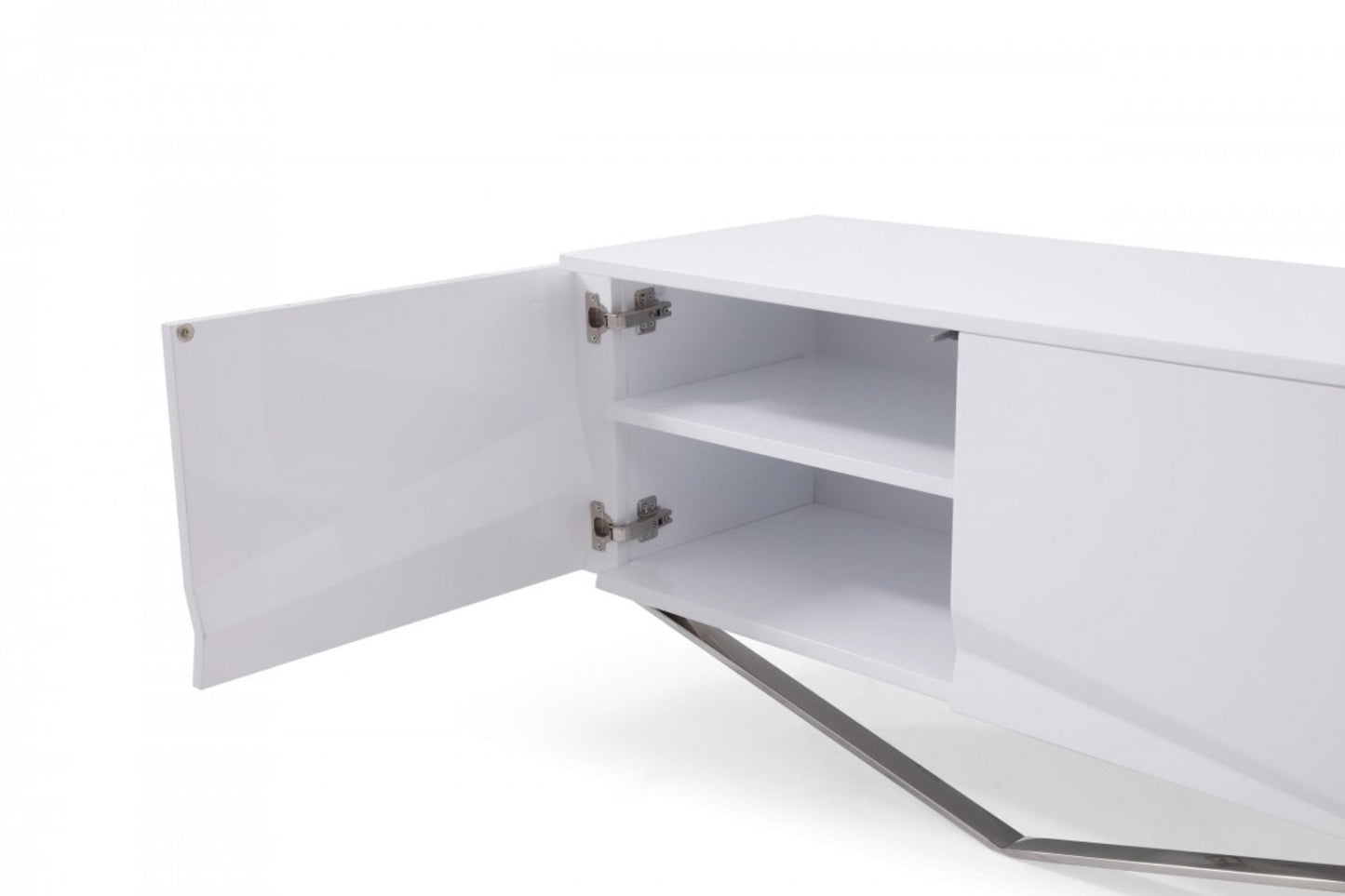 Modrest Duke - Modern Stainless Steel TV Stand