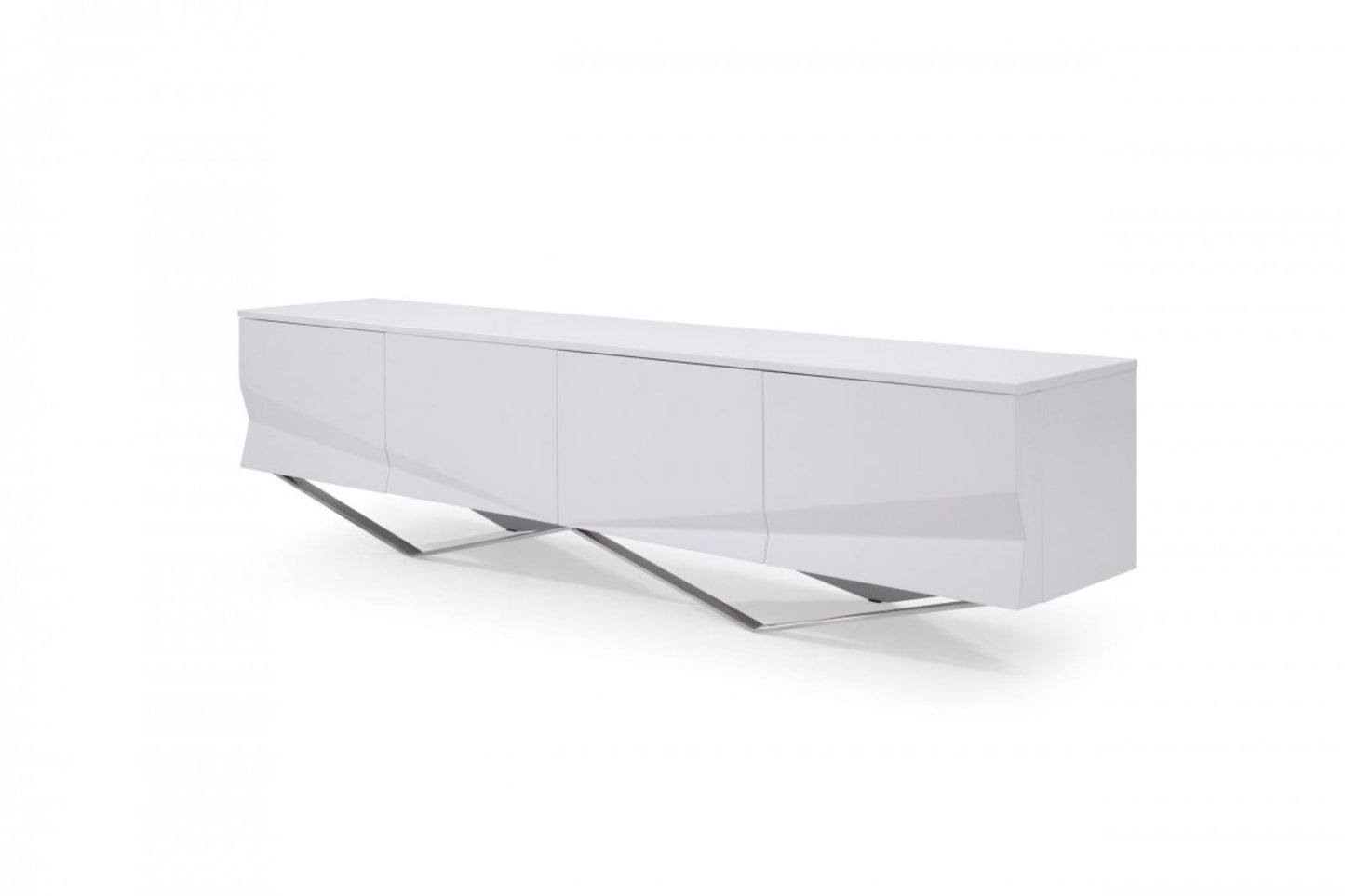 Modrest Duke - Modern Stainless Steel TV Stand