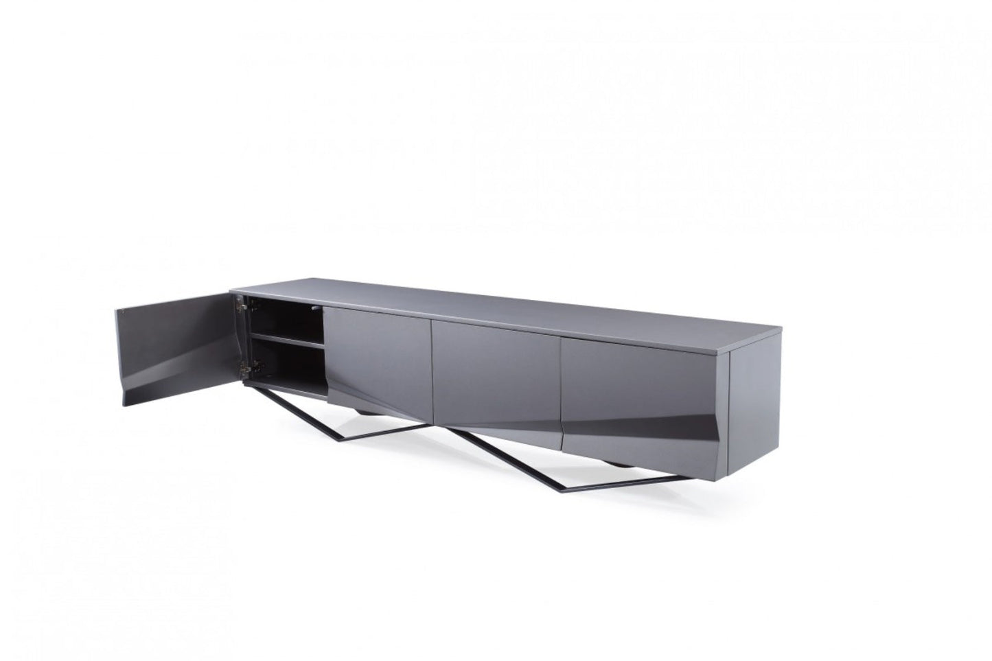 Modrest Duke - Modern Stainless Steel TV Stand