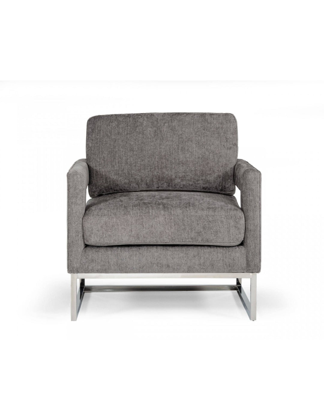 Modrest Edna Modern Velvet & Gold Accent Chair