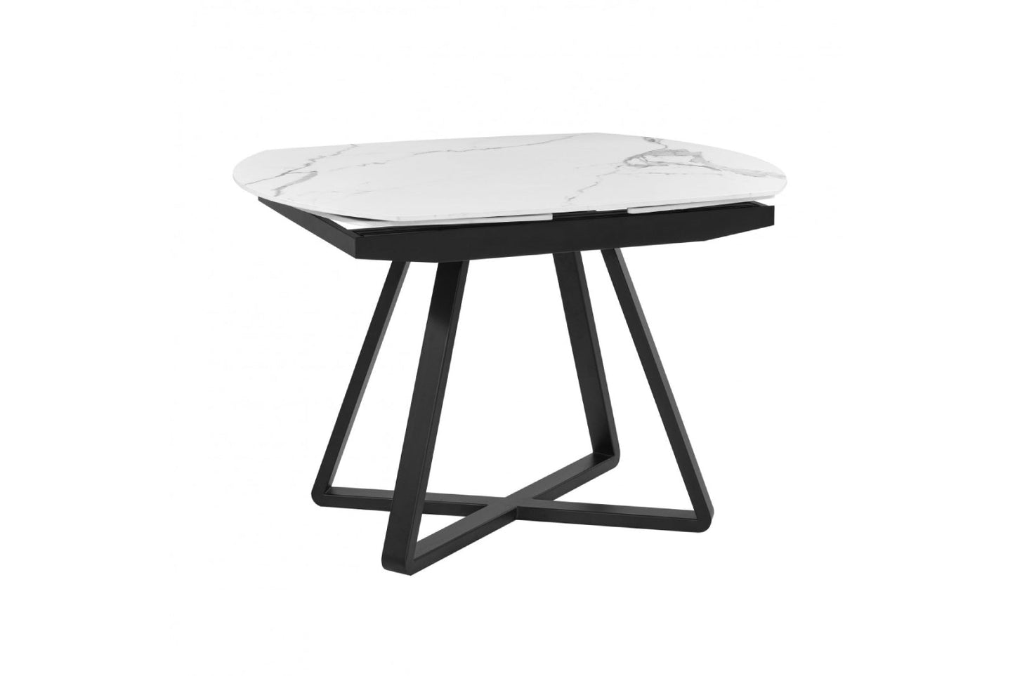 Modrest Cofrey - Contemporary White Ceramic Extendable Dining Table