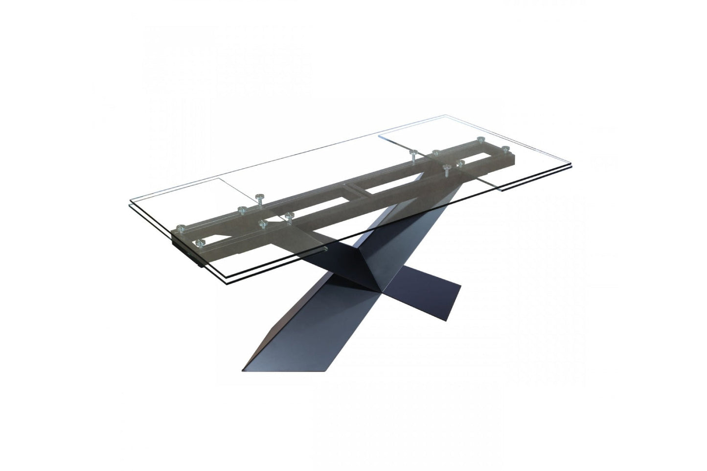Modrest Scott - Modern Extendable Glass Dining Table