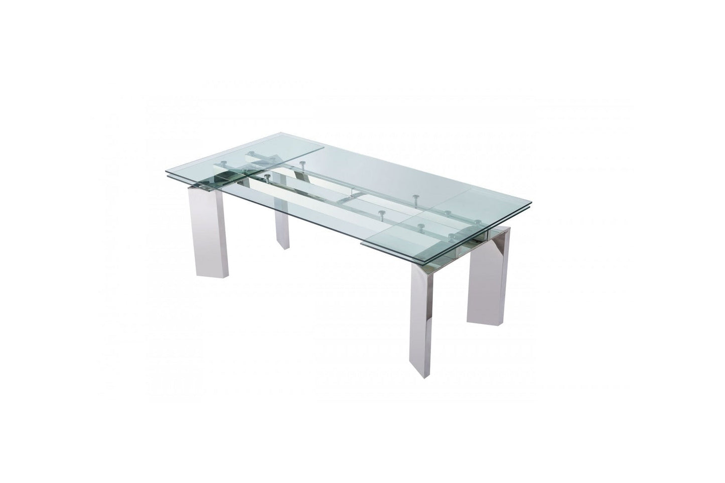 Modrest Viking - Modern Extendable Glass Dining Table