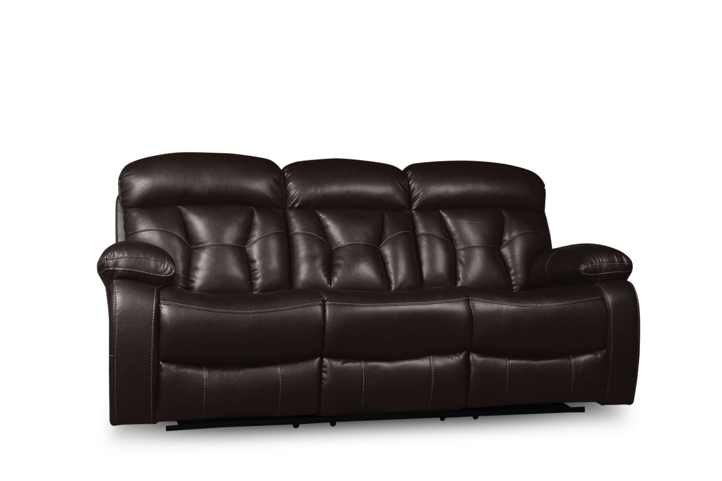 SH3216-3PW POWER DOUBLE RECLINING SOFA WITH DROP-DOWN CUP HOLDERS