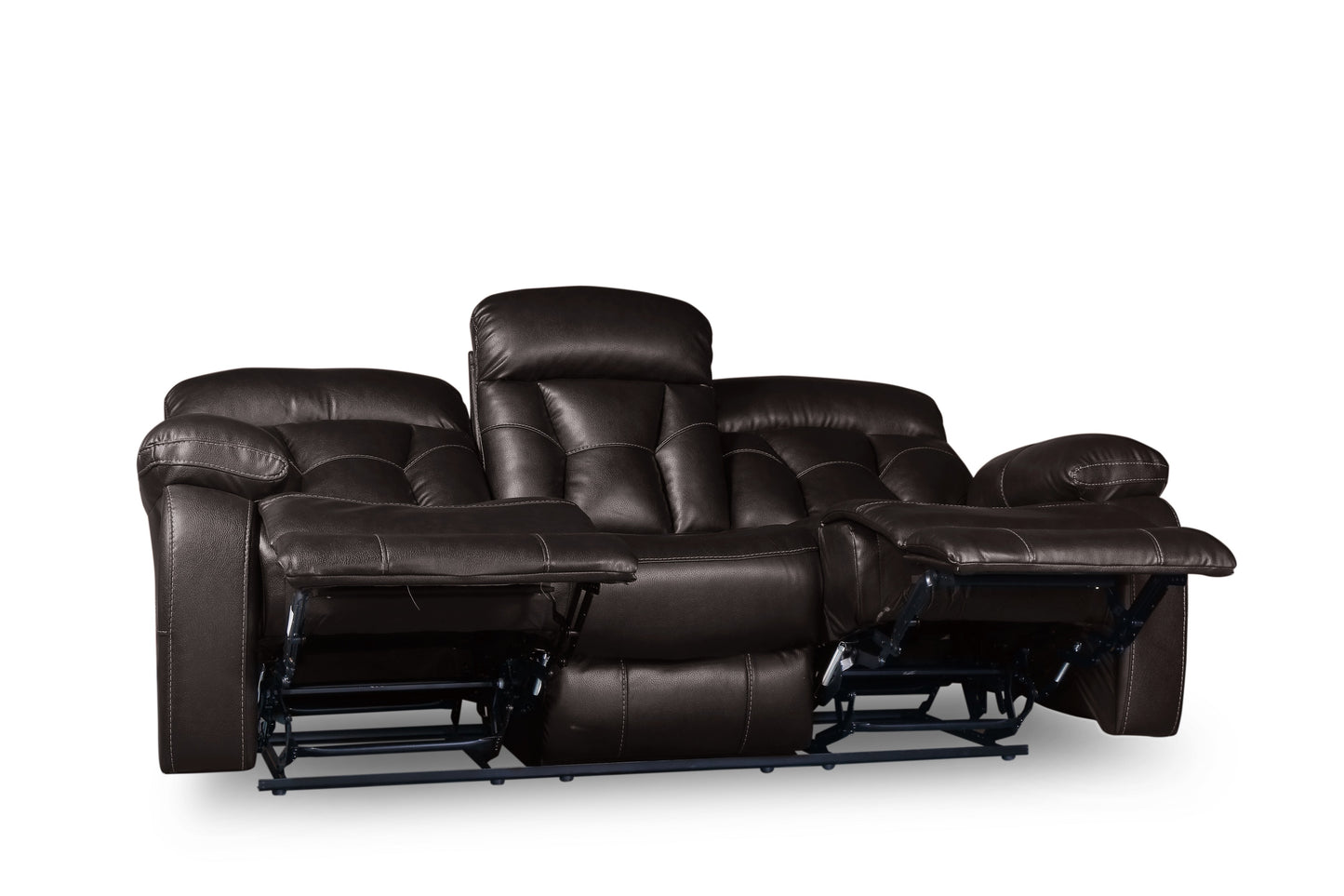 SH3216-3PW POWER DOUBLE RECLINING SOFA WITH DROP-DOWN CUP HOLDERS