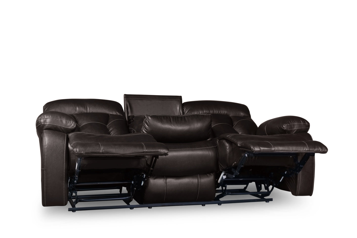 SH3216-3PW POWER DOUBLE RECLINING SOFA WITH DROP-DOWN CUP HOLDERS