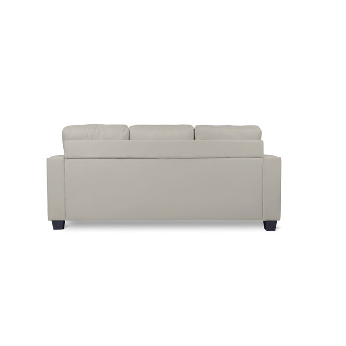 SH3218GRY-3SC REVERSIBLE SOFA CHAISE, GRAY FABRIC