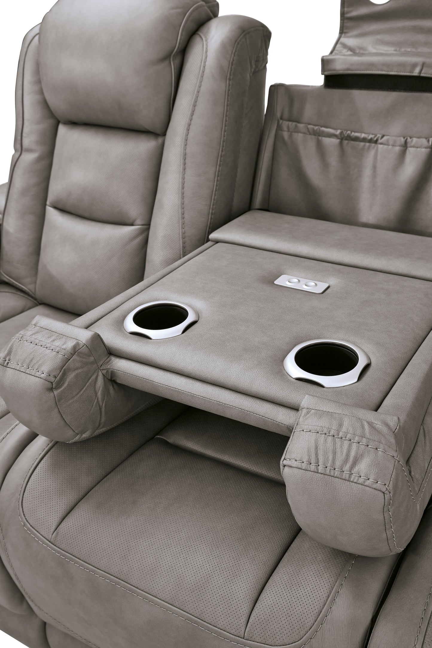 The Man-Den Power Reclining Sofa and Loveseat - PKG010459