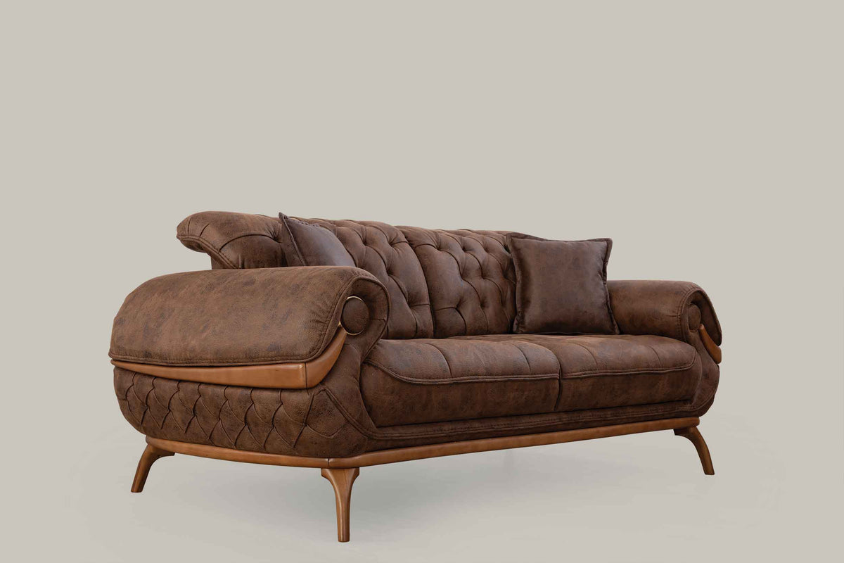 Boston Sofa & Love Dark Brown