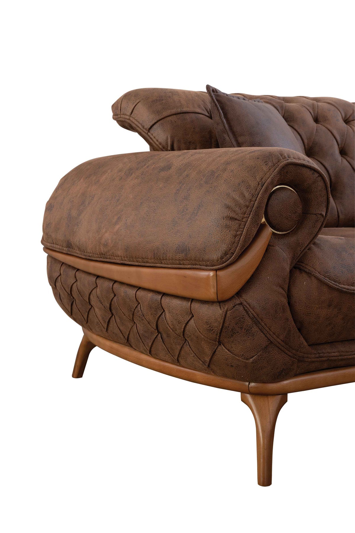 Boston Sofa & Love Dark Brown