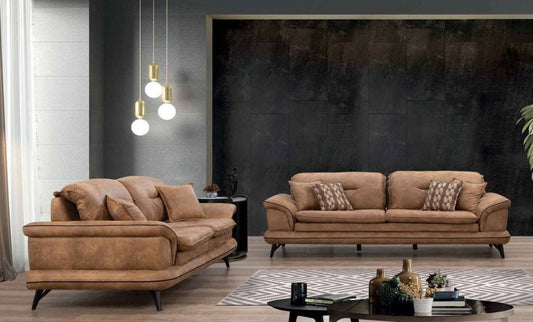 Violet-Pad Sofa & Love Cappuccino
