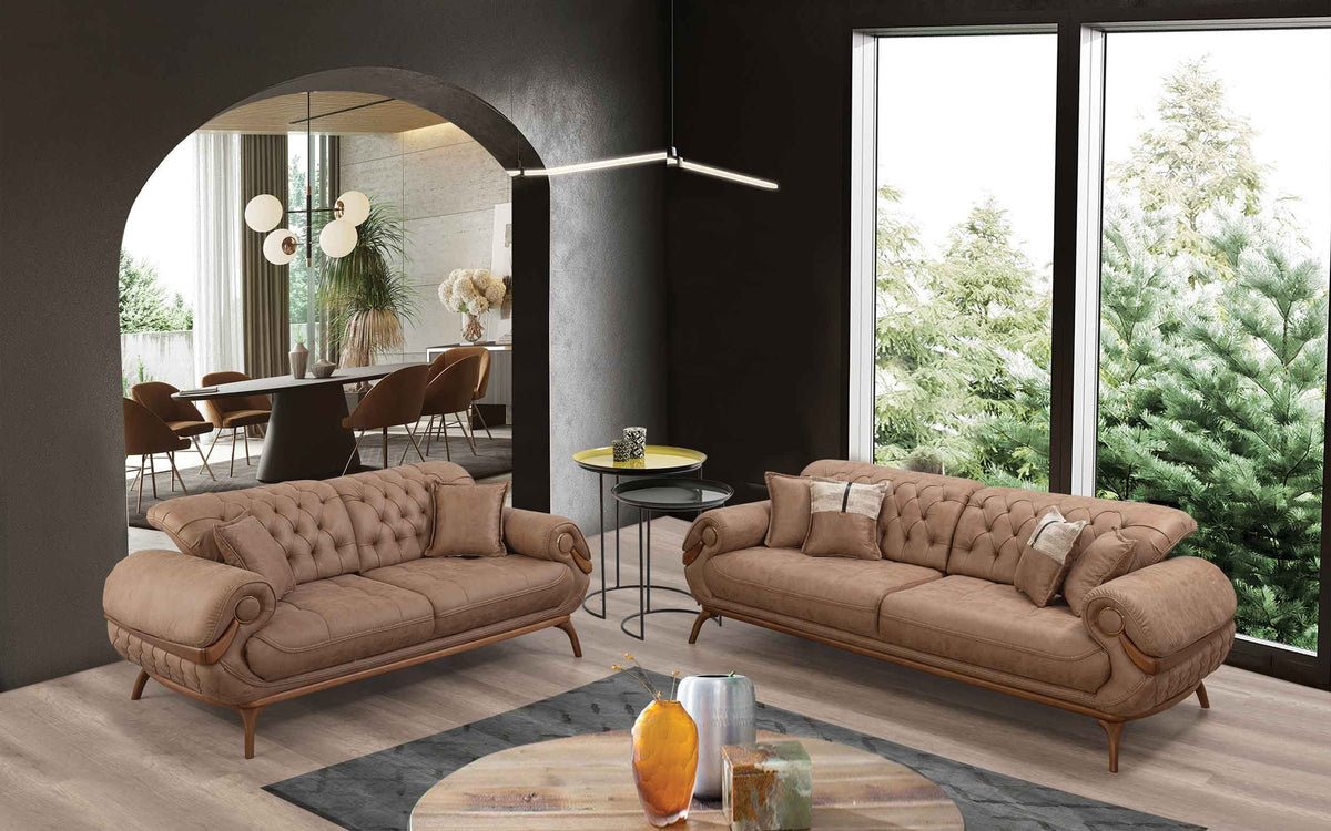 Boston Sofa & Love Cappuccino