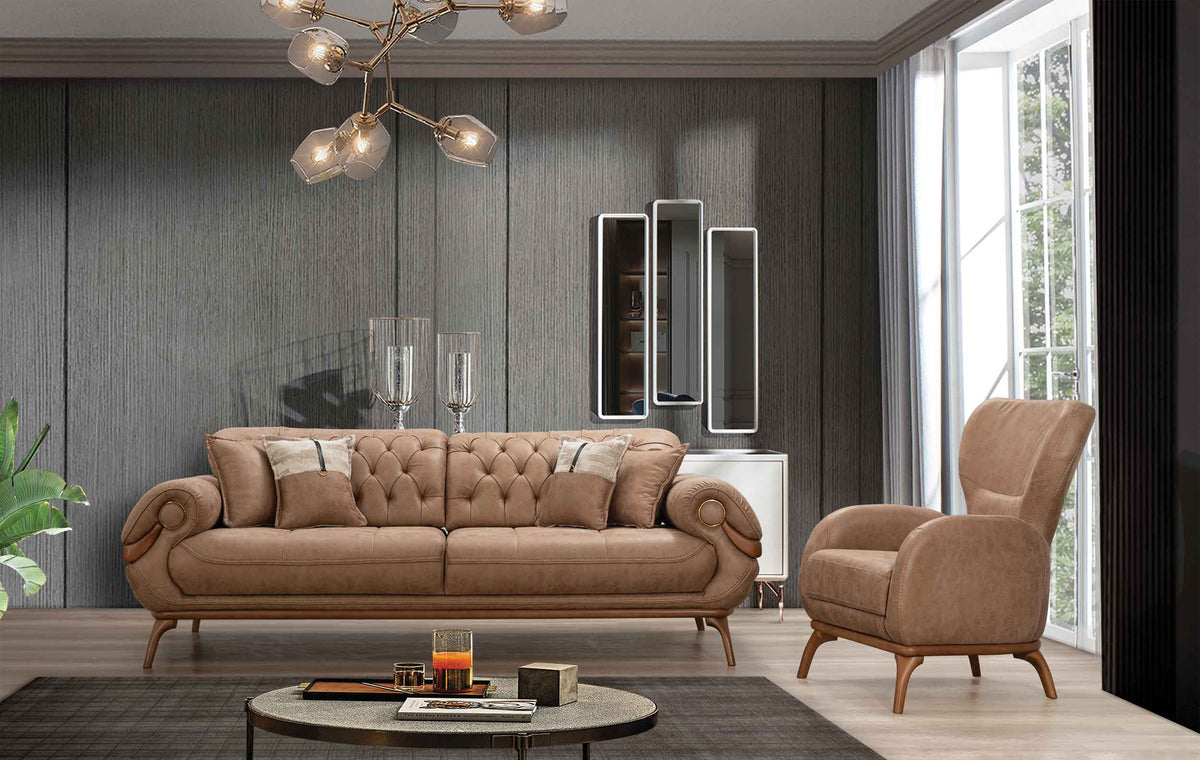 Boston Sofa & Love Cappuccino