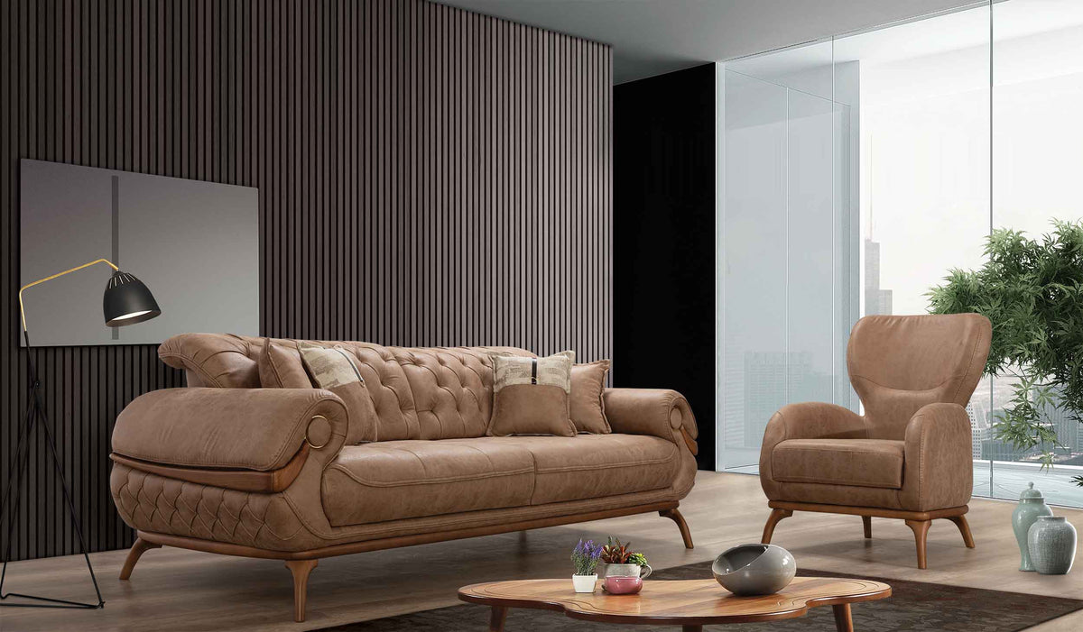 Boston Sofa & Love Cappuccino