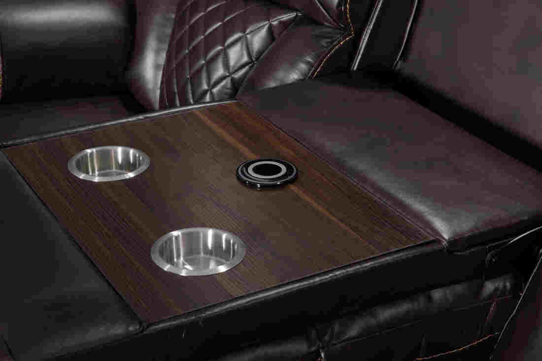 Alexa Brown 3pc Power Living Room Set