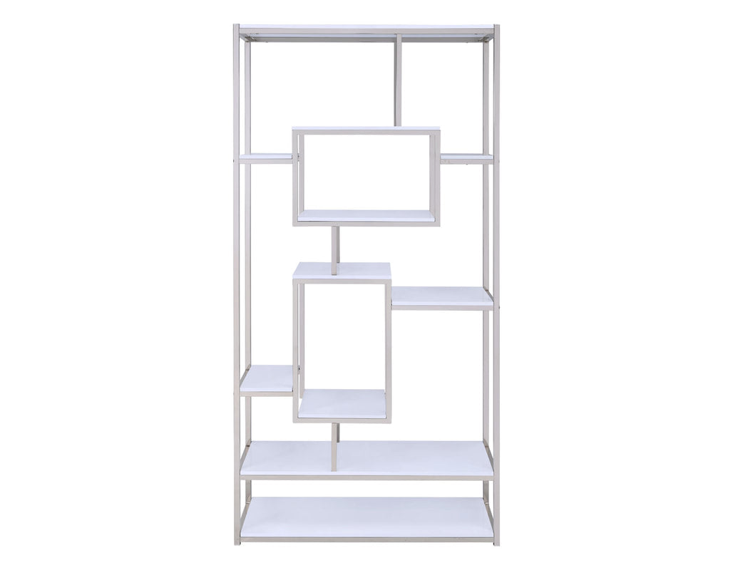 AZ250BW WHITE BOOKCASE