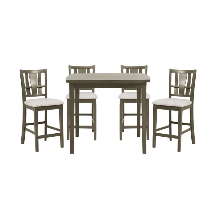 SH1156GRY-36 5PC PACK COUNTER HGHT SET, GRAY MINDY