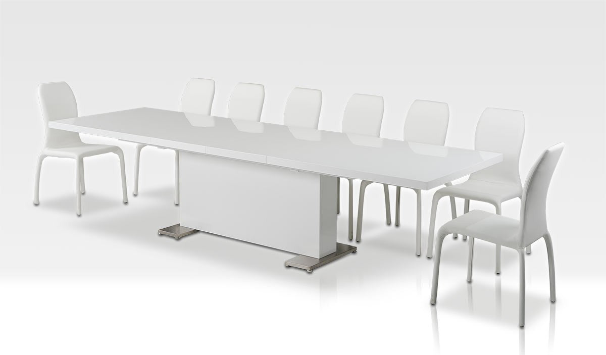 Modrest Bono "T" - Modern White Dining Set