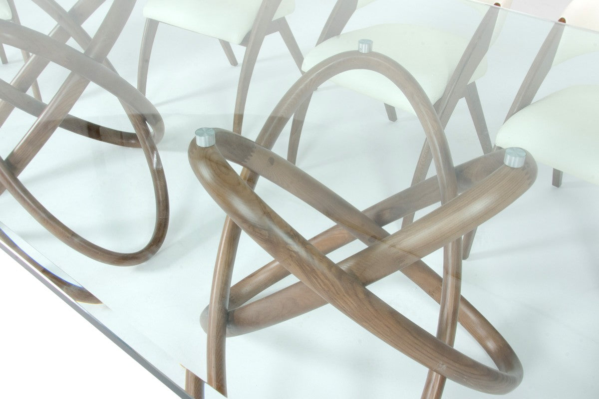 Modrest Mason & Lucas Modern Walnut Dining Set - Coming Soon