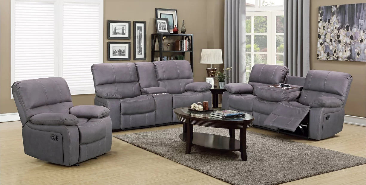 S2112 Raphael (Grey Recliner Set)
