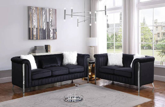 S8288 Fara (Black) Silver and Gold