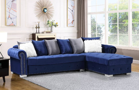 S8187 Milan Sectional (Blue)