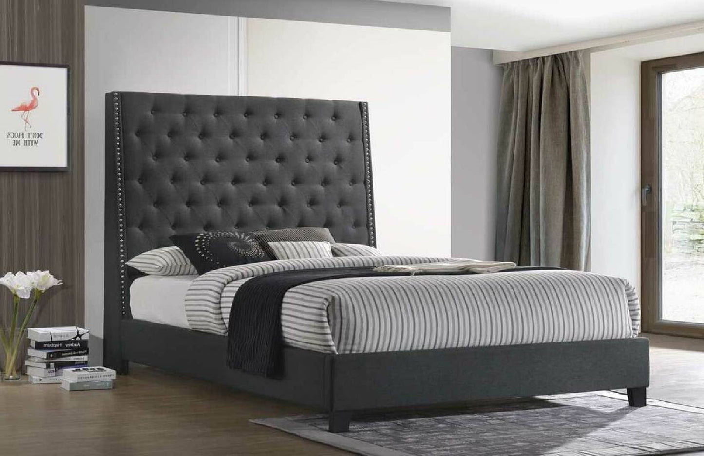 HH330 6FT - Queen and King Grey Linen