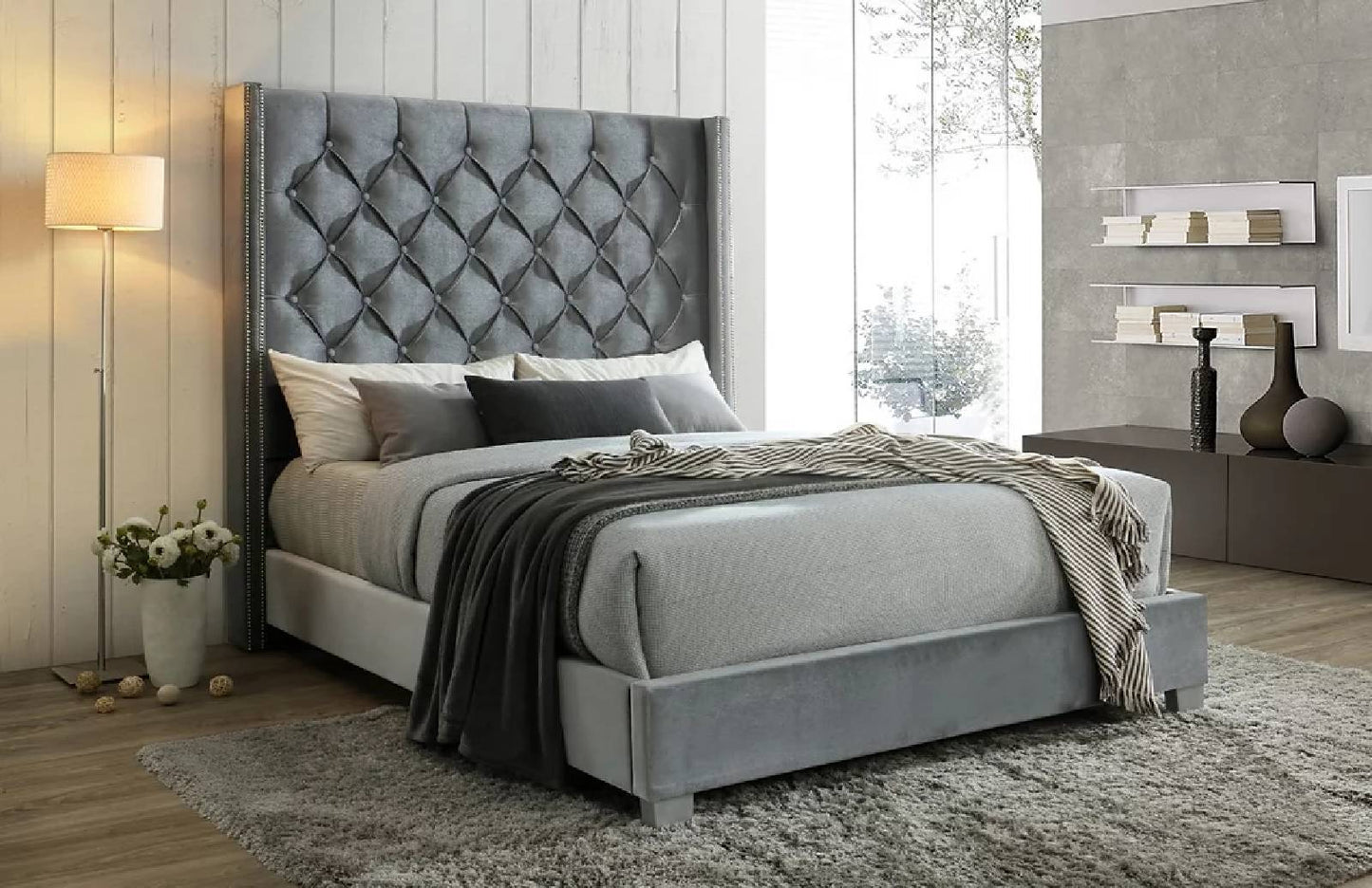 B9830 Beverly Grey Fabric