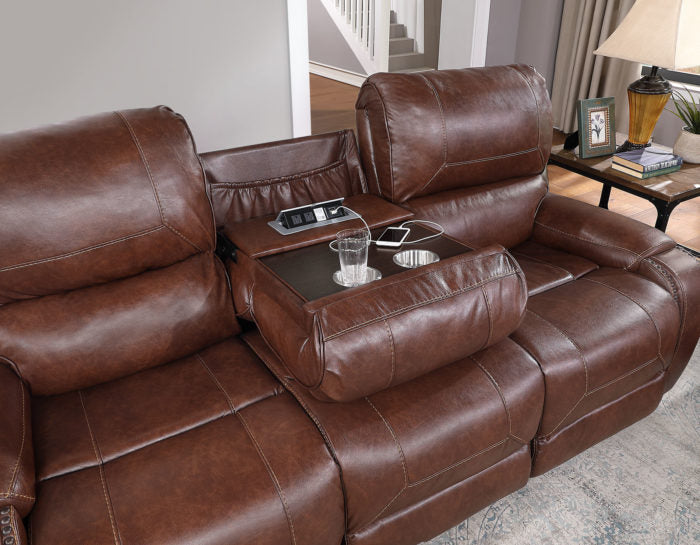 KE800 Brown - 3PC Reclining Living Room **New Arrival**