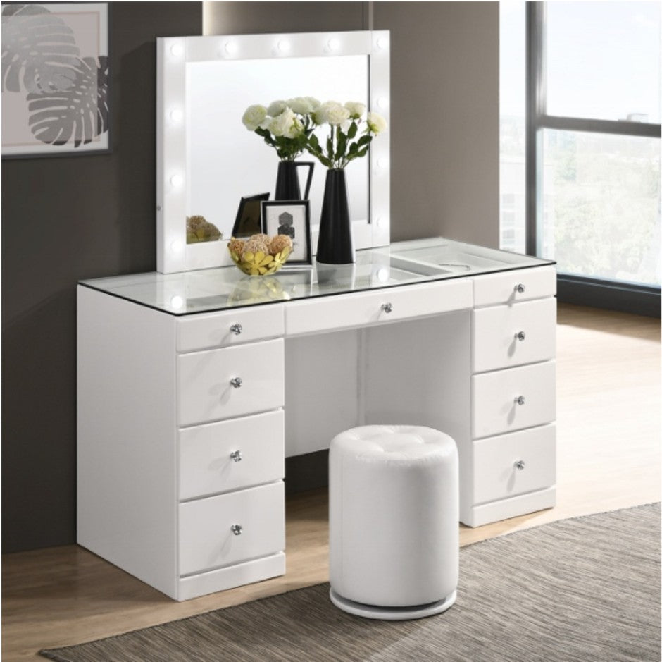 B4850WHSET AVERY WHITE VANITY SET