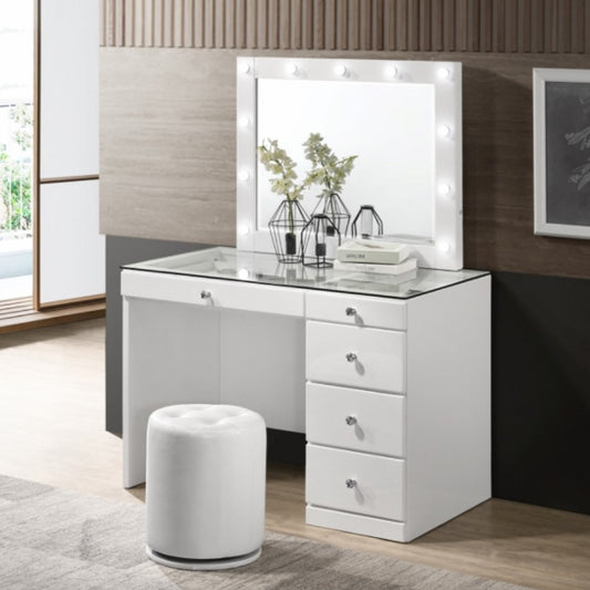 B4851WHSET MORGAN VANITY SET