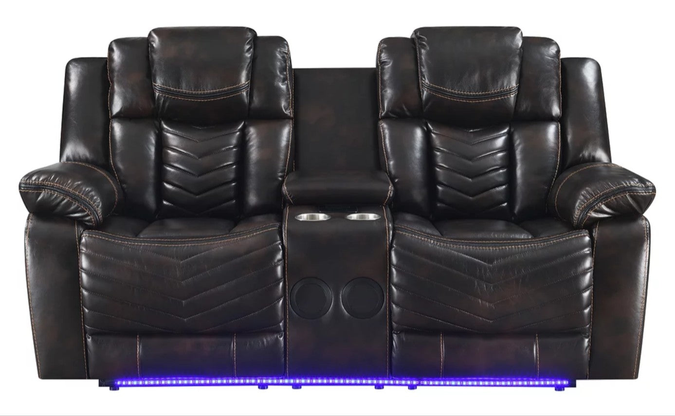 S2021 Lucky Charm (Brown Recliner Set)