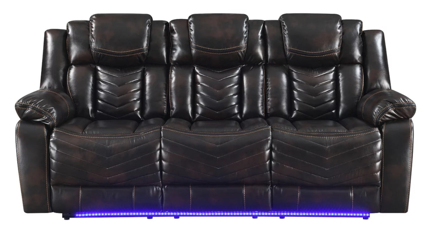 S2021 Lucky Charm (Brown Recliner Set)