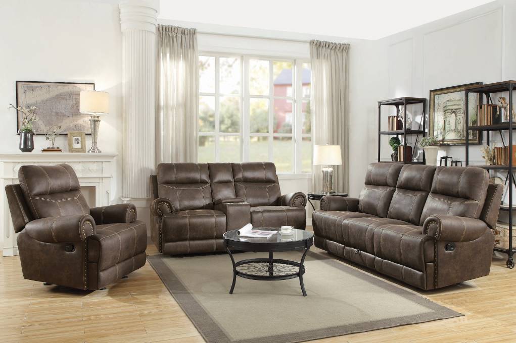 Brixton 3-Piece Living Room Set Buckskin Brown - 602441