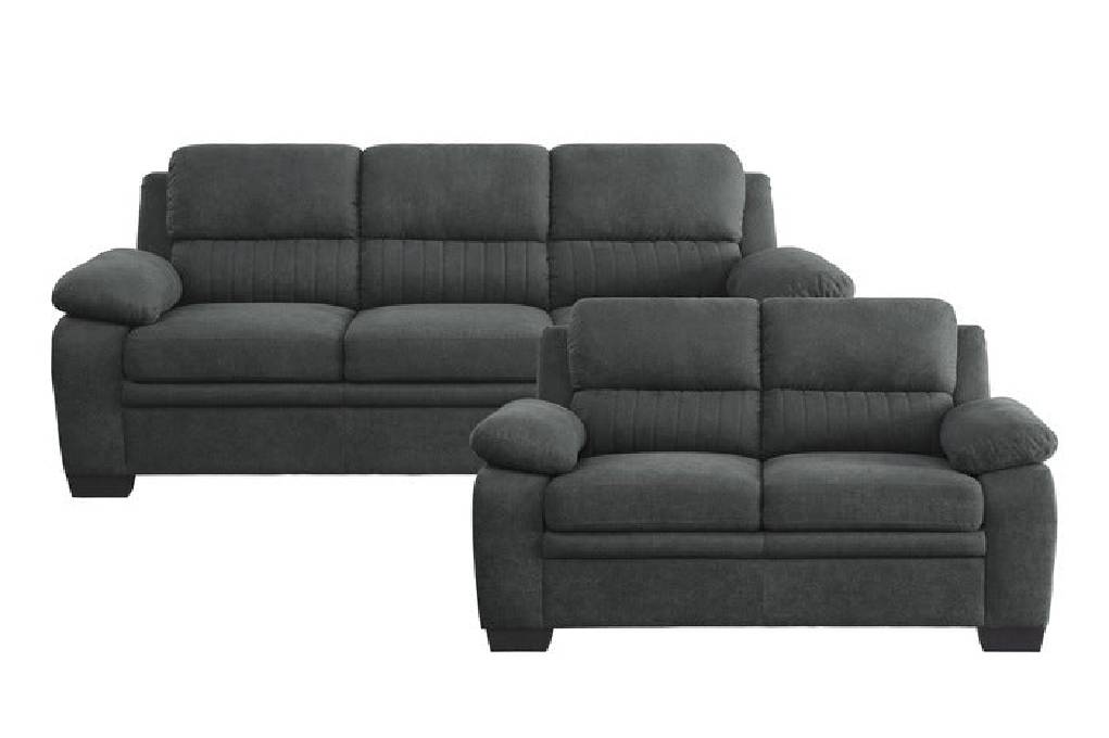 9333DG*2 2pc Set: Sofa, Love