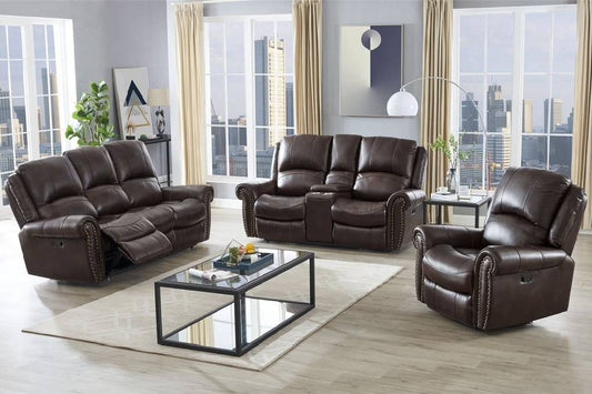 Italia - TOP GRAIN LEATHER Reclining Set **NEW ARRIVAL**