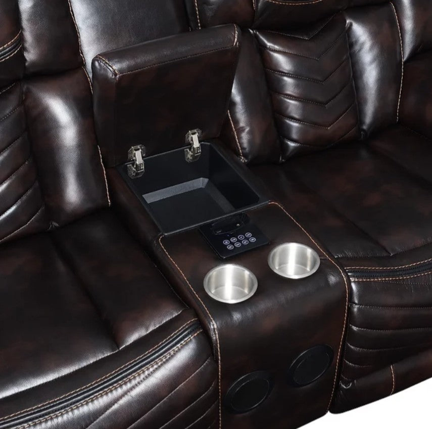 S2021 Lucky Charm (Brown Recliner Set)
