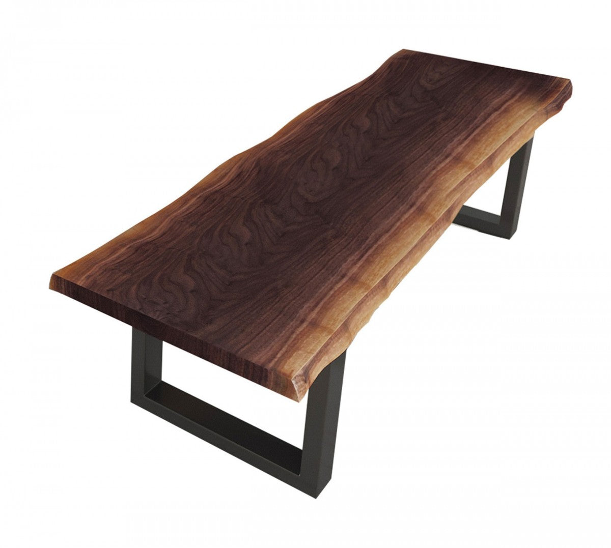 Modrest Taylor Large Modern Live Edge Wood Dining Table