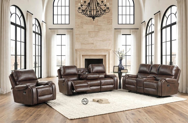 Titan Espresso 3pc Reclining Set