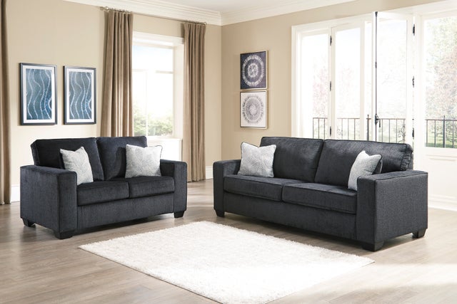 Ashley 872-13 Slate - Sofa & Loveseat Set