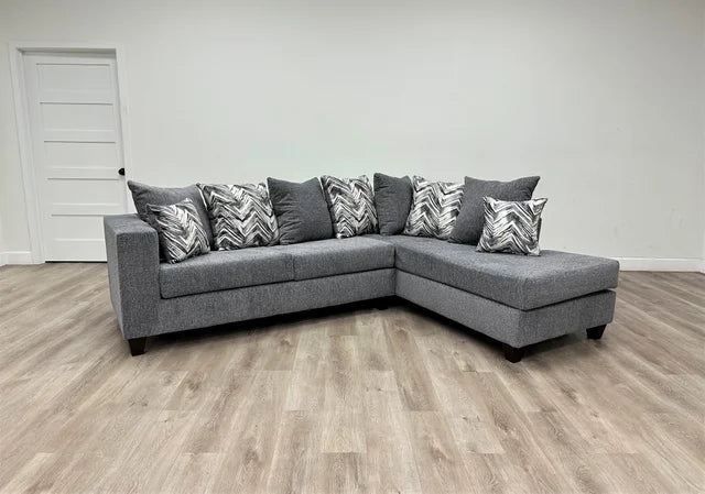 110-Charcoal Sectional