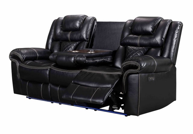 Alexa Black - 3PC Power Reclining Set