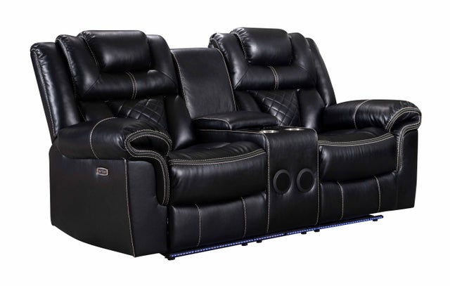 Alexa Black - 3PC Power Reclining Set